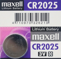 maxell CR2025 鈕扣型鋰電池 3V/一顆入(促40) 水銀電池 手錶電池-傑梭