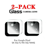 2PCS for Google Pixel 5A 5G Premium Camera Lens Tempered Glass 4A Screen Protector Film for Google Pixel 4 5 A Protective Glass