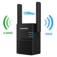 Comfast AC1200 WiFi Repeater Router's Extender 2.4G 5G Wireless Booster Amplifier 5Ghz Wi-Fi Signal Repeator 1200Mpbs for Router