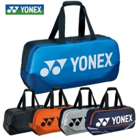 YONEX Badminton Tennis Bag Backpack Square Bag Unisex 6-pack Large Capacity Competition Strap Independent Shoe Compartment