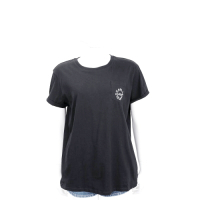 KARL LAGERFELD K/CITY Logo標誌黑色棉質T恤
