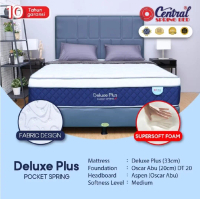 (KHUSUS AREA BALI) Springbed Central Deluxe Plus Pocket tebel 33ccm