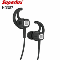 Superlux 舒伯樂  HD387  (黑色) 耳掛入耳式耳機 公司貨一年保固