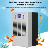 100W 30L/70W 20L Small Fish Tank Water Heater&amp;Chiller Aquarium Chiller Semiconductor Electronic Aquarium Cooling&amp; Heating System