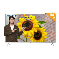 【TECO 東元】58吋4K UHD連網Google TV液晶顯示器(TL58GU2TRE 福利品)