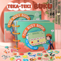 BLOCK CITY CHILDREN BUSY BOOK / BIG QUIET BOOK ACTIVITY / BUKU AKTIVITAS ANAK / TOODDLER BUSY BOOK /