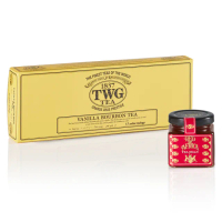 【TWG Tea】純棉茶包果醬雙享禮物組(波本香草紅茶 15包/盒+茶香果醬口味任選)