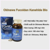 [Hàng limited chỉ hôm nay] Viên uống tảo Fucoidan Okinawa xanh hỗ trợ ung thư 180 viên Nhật Bản