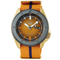 【SEIKO 精工】5 Sports x 火影忍者 鳴人 聯名限量機械錶 520送禮 禮物(SRPF70K1/4R36-10B0O)