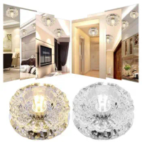 LED Downlights crystal lamp Downlight SMD Ceiling Spot Light With LED Driver 220V indoor Decoration