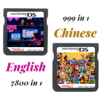 7800 NDS Games Support 3DS 2DS NDSL Game Card Cartridge