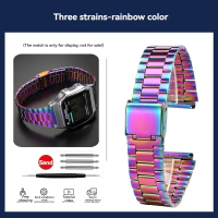 18mm For TIMEX T80 Series Stainless Steel Strap TW2W49400 Watchband For Casio AE1200WH AE1300 A158WA