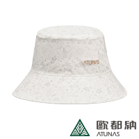 【ATUNAS 歐都納】中性款漁夫帽A8AH2401N白/透氣防曬抗UV/附帽夾
