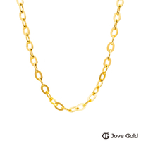 JoveGold漾金飾 呵護黃金項鍊(約2錢)(約1.4尺/42cm)