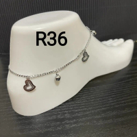 GELANG KAKI SILVER WANITA TERLARIS TERMURAH Putih