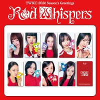 Bộ 3–9 thẻ lomo TWICE mùa chúc phúc 2026, dòng TEN “The Story Goes On”, các mẫu photocard của Chaeyo