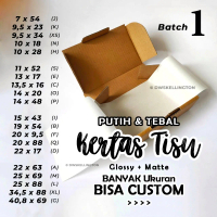 [BANYAK UKURAN] Custom Kertas Tisu Tissue Paper Roti Doorslag Packing