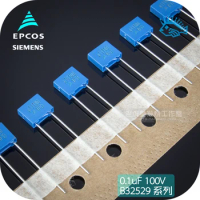10pcs/100pcs 0.1UF 100V 104J brand new original EPCOS non-polar film capacitor
