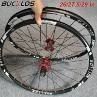 BUCKLOS Carbon Hub Wheelset 26/27.5/29 Inch Mtb Wheel Set Disc Brake Mountain Bike Wheels QR TA Wheel Rims Cycling Parts