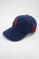 美國百分百【全新真品】Ralph Lauren 帽子 RL 配件 棒球帽 Polo 大馬 深藍 男帽 遮陽帽 C482