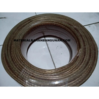 Cable Listrik 2X25X0.18 1 Meter Bening Merah Audio Speker Electronic