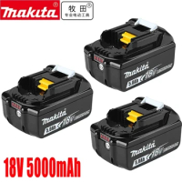 Makita Original 18V 5.0Ah Li-Ion Rechargeable Battery Makita 18V drill Replacement Batteries BL1860 BL1830 BL1850 BL1860B