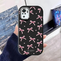 Case HP Untuk Redmi Note 10 10S Poco M5S 4G Kesing Phone Cute Casing Ponsel Motif Pita Imut Softcase