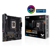 NEW For Asus TUF GAMING B660M-PLUS D4 Original Desktop For Intel B660 DDR4 Motherboard LGA 1700 Support 12400F 12400 i3 12100F