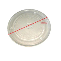 Round Glass Plate Replacement for R-6G88 R-6G65 Sharp Microwave Oven 32.5CM Diameter
