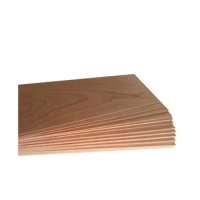 5PCS Thick:2mm Length: 100-500mm Width: 100mm North American red cherry wood veneer log DIY supports custom sizes