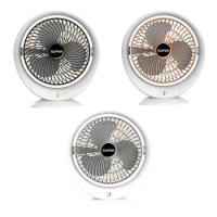 Desktop Fan Quiet with 3 Speeds USB Rechargeable Strong Wind Cooling Mini Fan Portable Fan Table Fan for Bedroom car home office