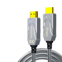 DTECH Ultra High Speed 8K HDMI Armored Fiber Cable 10M 20M 30M 50M 100M for PlayStation 5 Projector Application in Color Box