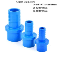 1~20pcs OD 20/25/32 mm To 5~25 PVC Pagoda Hose Connector Garden Irrigation Aquarium Fish Tank Water Pipe Connector Fittings