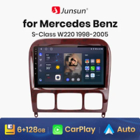 Junsun V1 Pro For Mercedes Benz S-Class W220 1998 - 2005 Car Radio Car video players CarPlay Android Auto GPS No 2 din 2din DVD