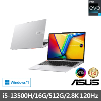 【ASUS】+27型螢幕組★15.6吋i5輕薄筆電(VivoBook S S5504VA/i5-13500H/16G/512G SSD/W11/EVO/2.8K OLED)