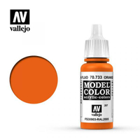 《豬帽子》現貨 AV Vallejo 水性漆 Model Color 螢光橘色 70733