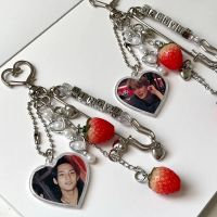 [CUSTOM AVAILABLE] Strawberry  Keychain