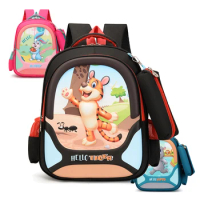 Cartoon School Backpack for Student Unicorn Rabbit Print Schoolbag Boy Girl Kindergarten Baby Children Backpack with Pencil Case