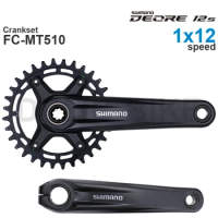 SHIMANO DEORE M6100 MTB Crankset FC-MT510-1 32T 34T Original or Original Arm with DELIC Chainring 34T 36T