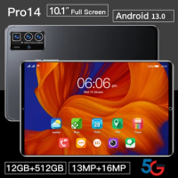2024 Original Pro 14 Tablet PC Global Version Android 13 Tablette 5G Dual SIM Card or WIFI tablet pc Google Play Tablets gps tab