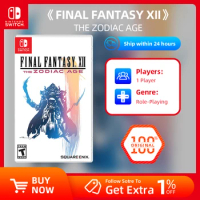 Nintendo Switch Game Deals - Final Fantasy XII The Zodiac Age - Stander Edition - Games Cartridge Physical Card 12.7 GB