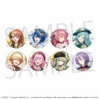 ■預購■『Animate』通販｜世界計畫 彩色舞台 feat.初音未來 2022-2023生日閃亮徽章組C。[0811]