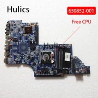 Hulics Used 650852-001 Mainboard For HP PAVILION DV6 DV6-6000 Series Laptop Motherboard DDR3 Main Board