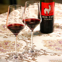 紅酒杯情侶2個一對創意家用套裝歐式奢華高檔大號水晶高腳玻璃杯