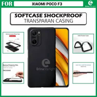 Casing HP Xiaomi Poco F3 Poco F3 GT Case Pro Camera Black Case Fusion Casing Tembus Transparan Case