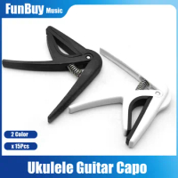 15pcs ABS Ukulele Capo Clamp Key UK 4String Mini Guitar Capo UK Guitar Parts