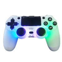 คอนโทรลเลอร์เกมบลูทูธ P4 สีสันสดใส คอนโทรลเลอร์ไร้สายสำหรับเกมคอมพิวเตอร์ Steam คอนโทรลเลอร์เกม P4 จ
