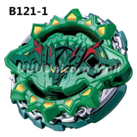 ◊☏№戰鬥陀螺B121超Z改造組Burst B-121 1 三頭犬 綠色7鐵. At 兒童玩具陀螺 附聖劍發射器