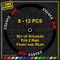 DT SWISS (8 or 12 pcs) 700c 30mm Wheel Rim Sticker Decal for Road Bike