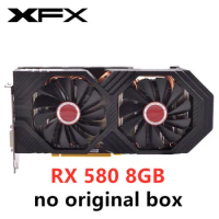 XFX RX 580 8GB Graphics Cards AMD Radeon RX580 8GB Video Screen Cards GPU Desktop Computer Game MapI